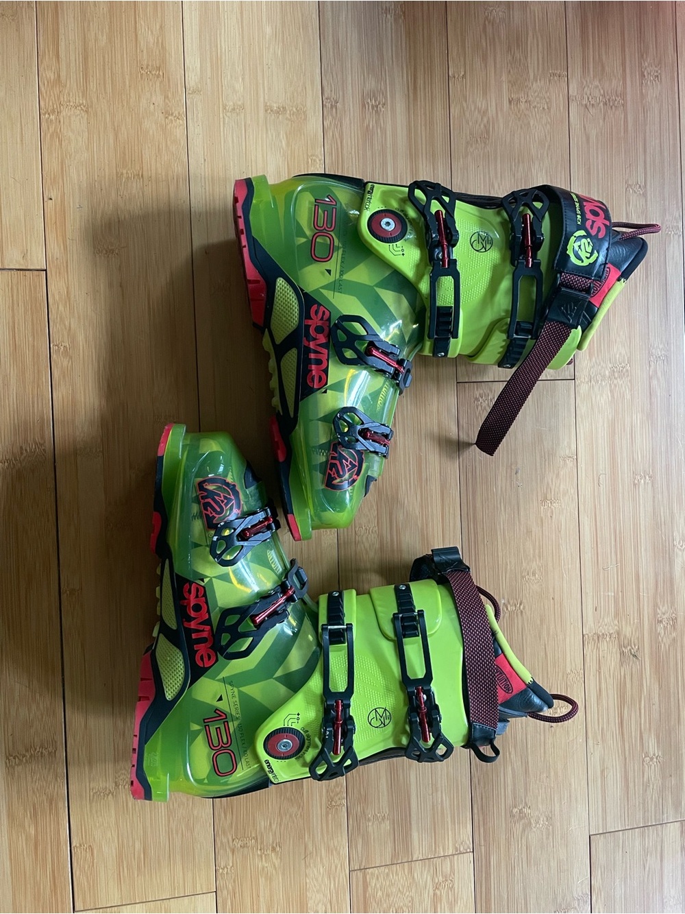 K2 Spyne Lime Green Adult Ski Boots